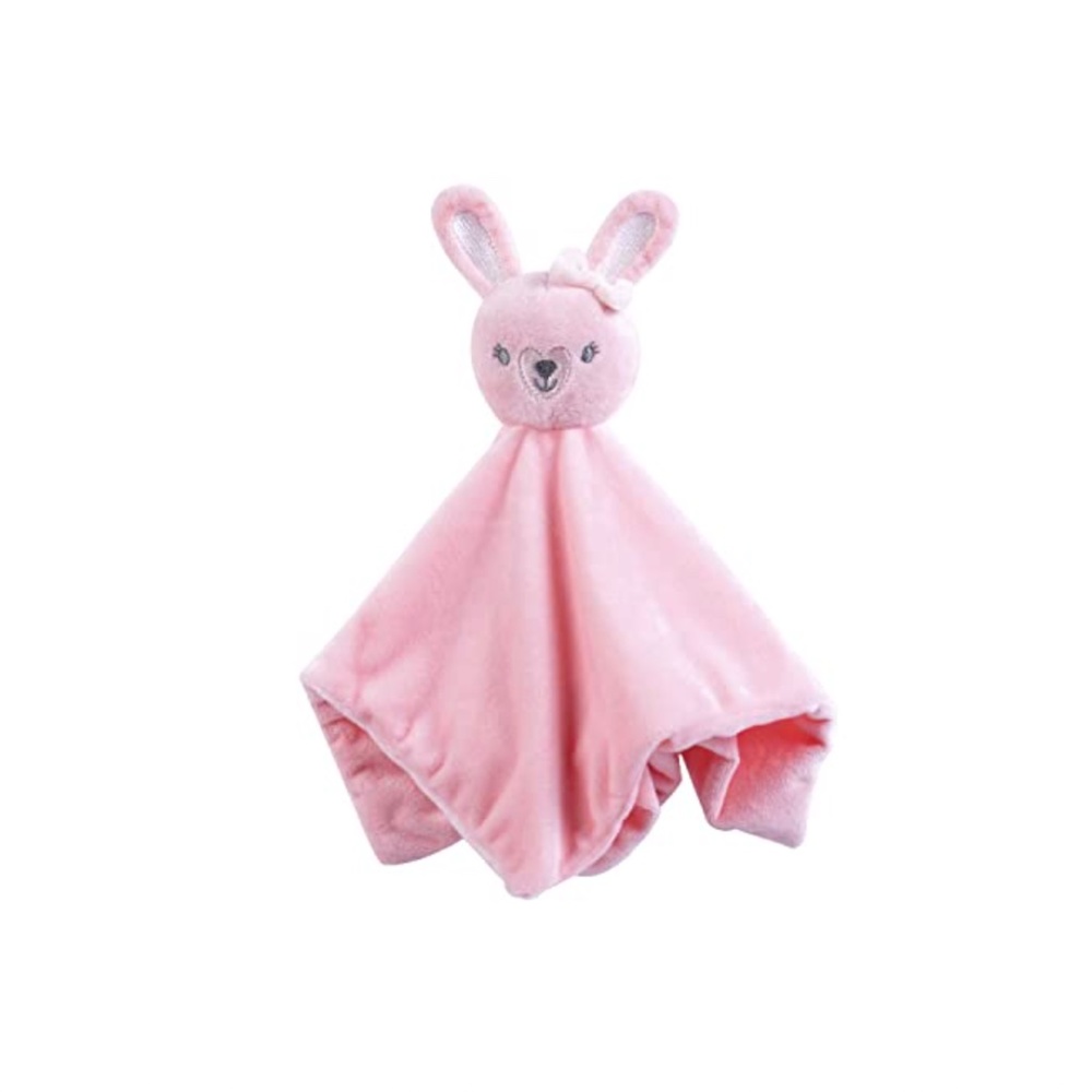 NEW Pink Bunny Plush Baby Security Blanket